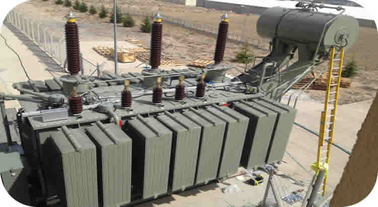 power-transformer-installation-vacuum-oil-filling-field-tests